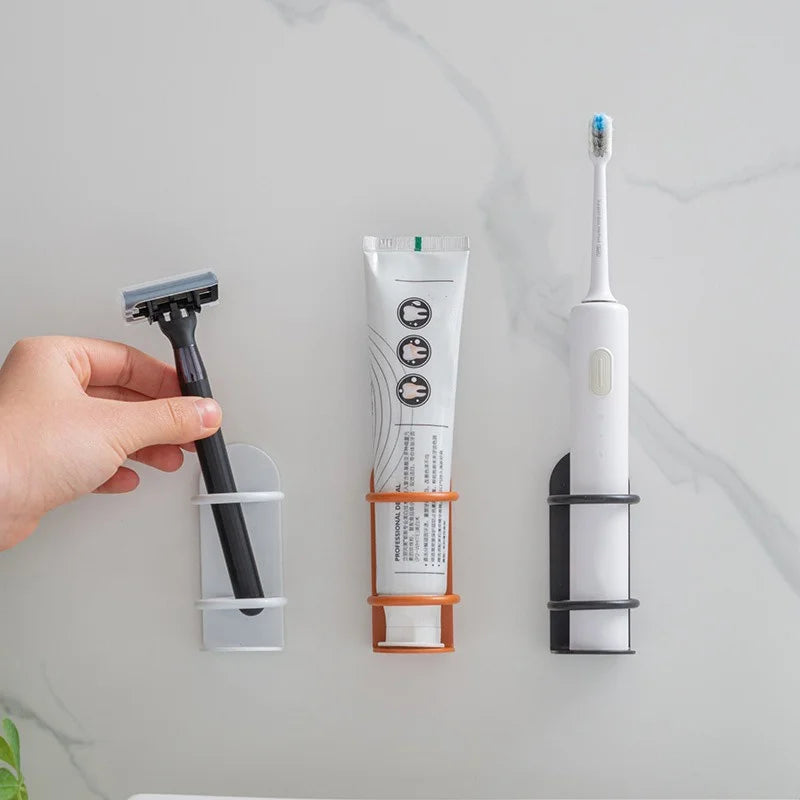 Wall-Mounted Tooth brush, Razor, Lotion Holder