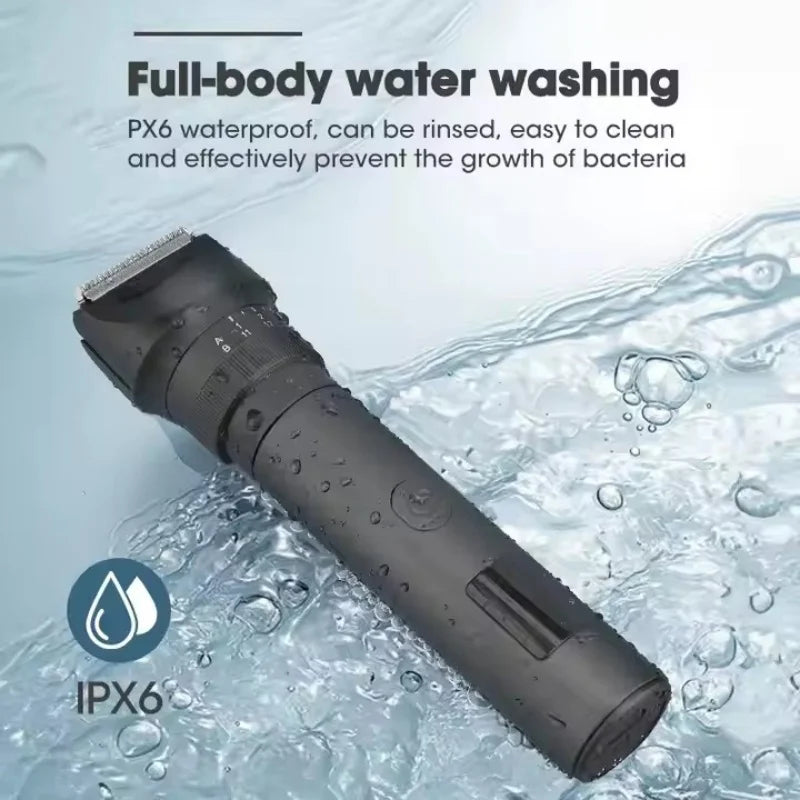 Waterproof Body/Beard Hair Trimmer for Men
