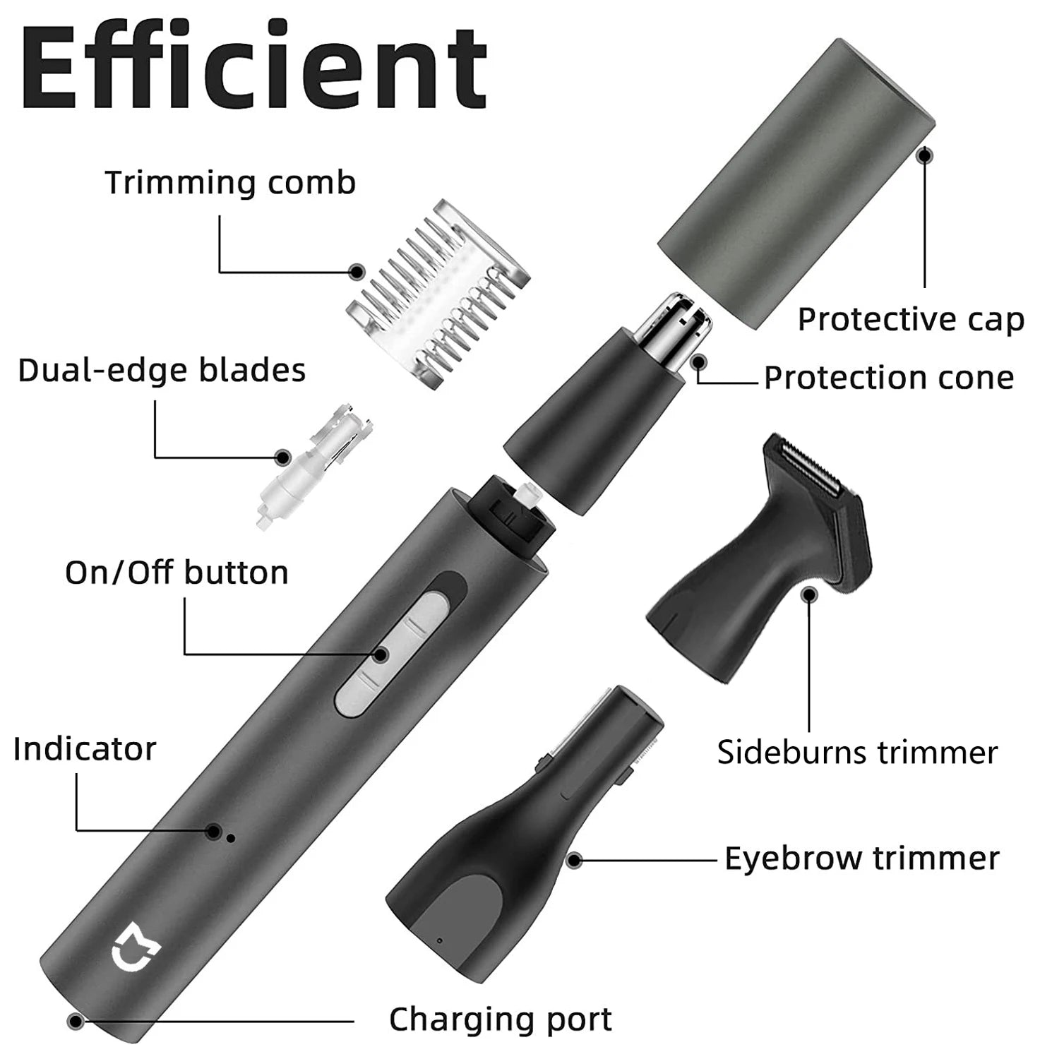 Electric Nose Ear Hair Trimmer